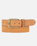 Robyn | Classic Vintage Gold Buckle Leather Belt for Jeans