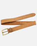 Robyn | Classic Vintage Gold Buckle Leather Belt for Jeans